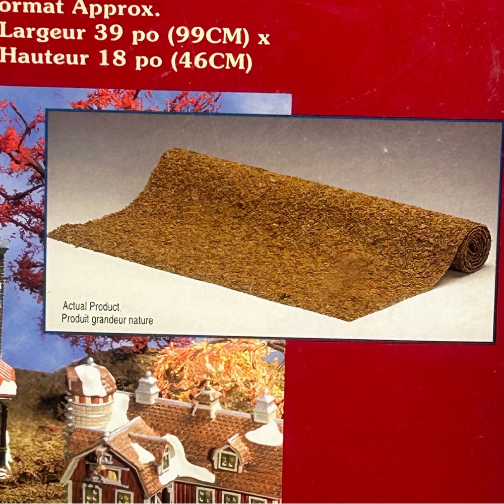 Lemax Moss Display Mat 39 x 18 Inches Train & Village Displays 24829AM NEW